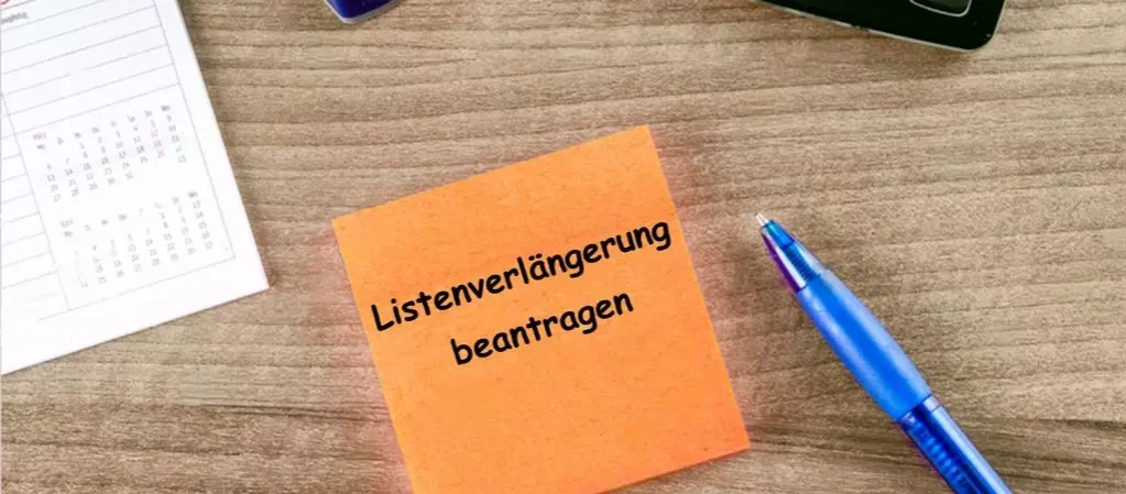 dena-Verlängerung der Listeneintragung